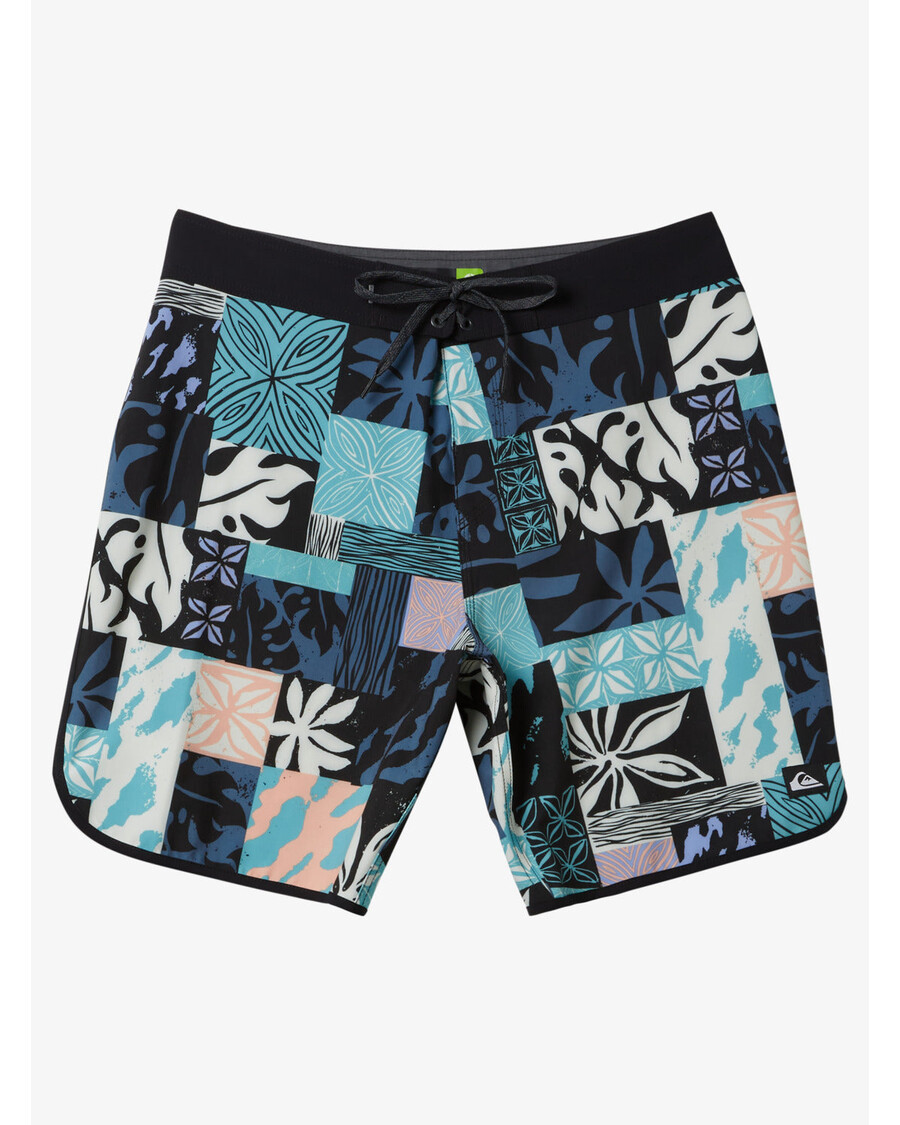 Quiksilver Surfsilk Hawaii Scallop 19" Kratke Hlače Za Dasku - Crne