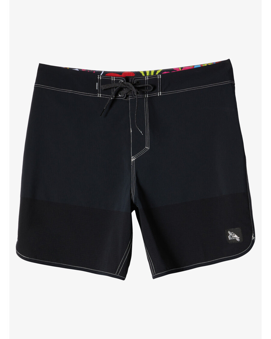 Boardshort 18" Quiksilver Snyc Highline Scallop - μαύρο