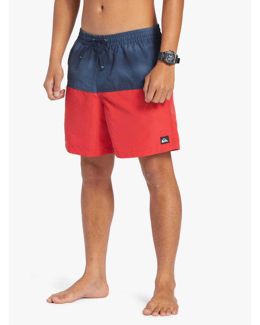 Quik Silver Butt Logo 17" Swim Trunks - Navy Blazer