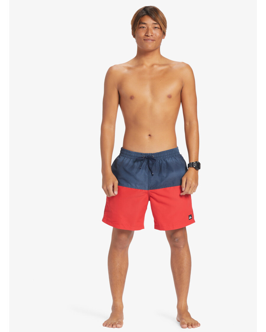 Quik Silver Butt Logo 17" Swim Trunks - Navy Blazer