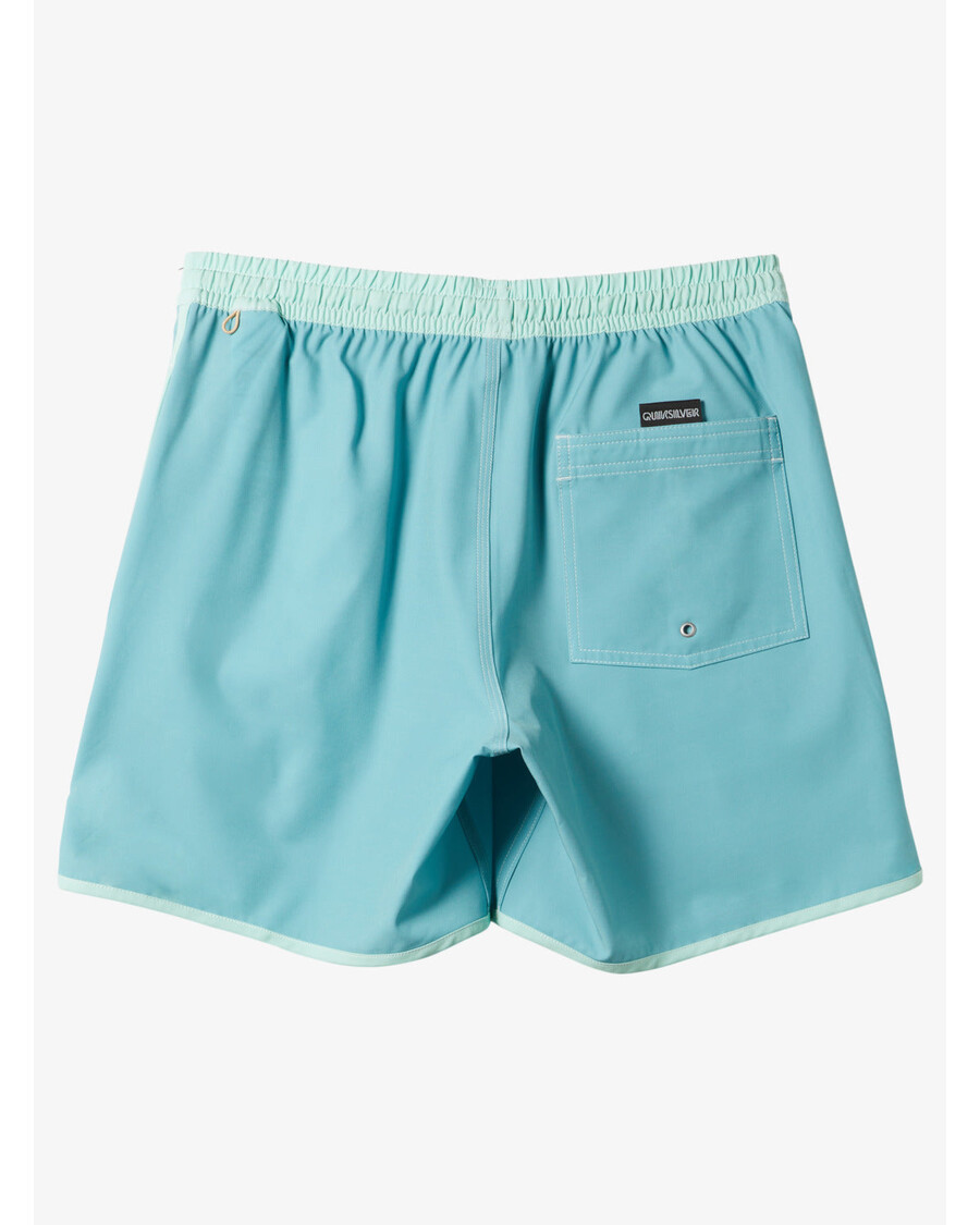 クイックシルバー オリジナル スカラップ 17 インチ スイムトランクス - リーフウォーター