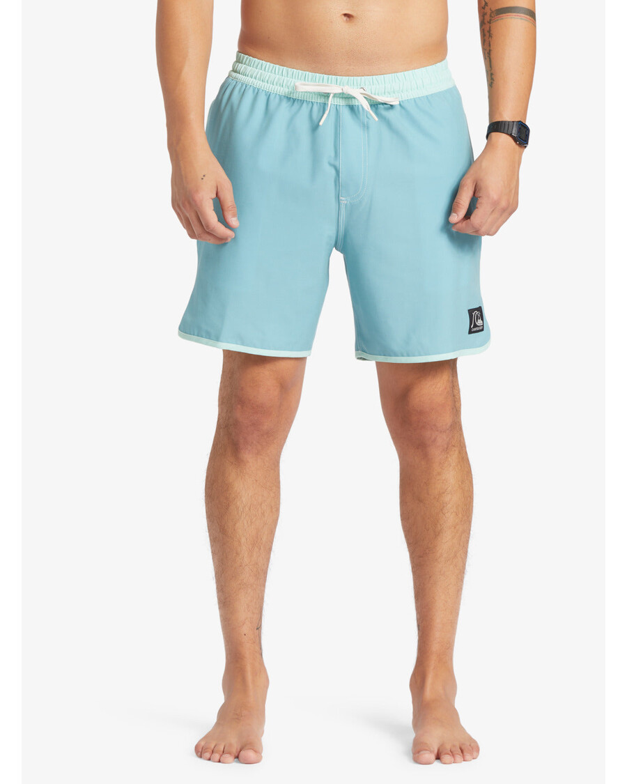 クイックシルバー オリジナル スカラップ 17 インチ スイムトランクス - リーフウォーター