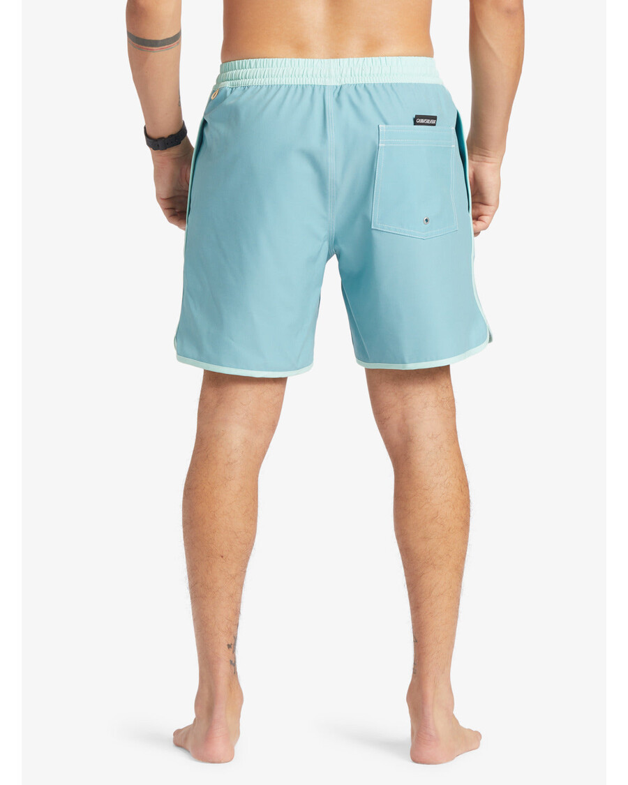 クイックシルバー オリジナル スカラップ 17 インチ スイムトランクス - リーフウォーター