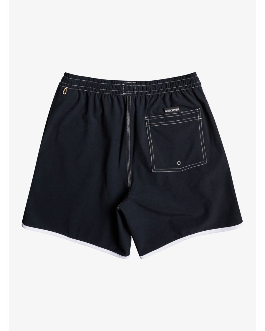 Quik Silver Original Scallop 17" Swim Trunks - Black