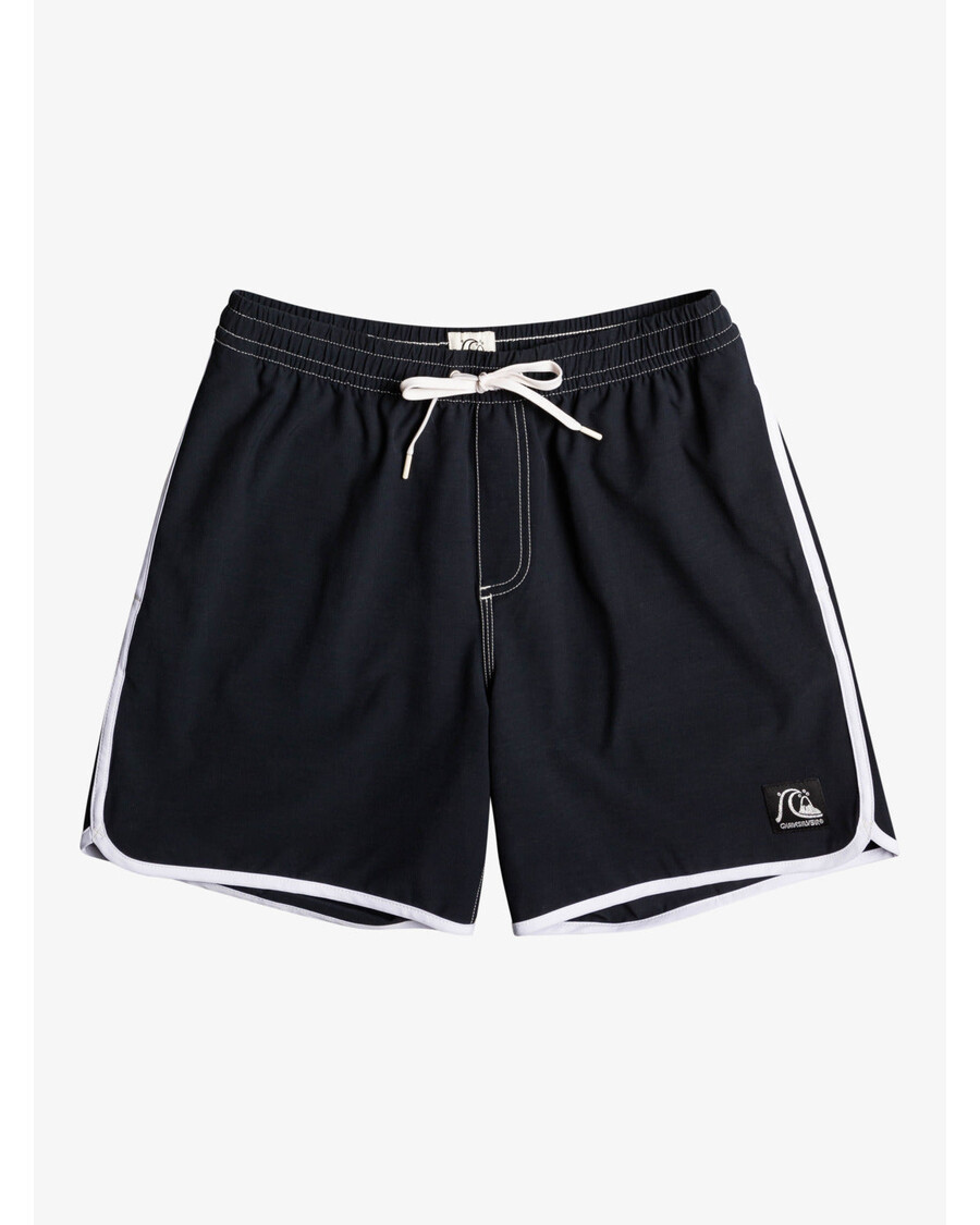 Quiksilver Original Scallop 17" Plavky - Cierne