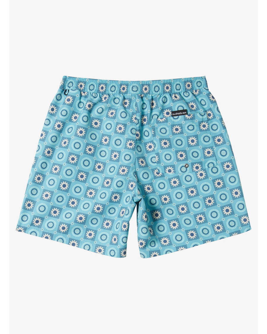 Celana Renang Quicksilver Red-mix 17" - Pirus Pastel