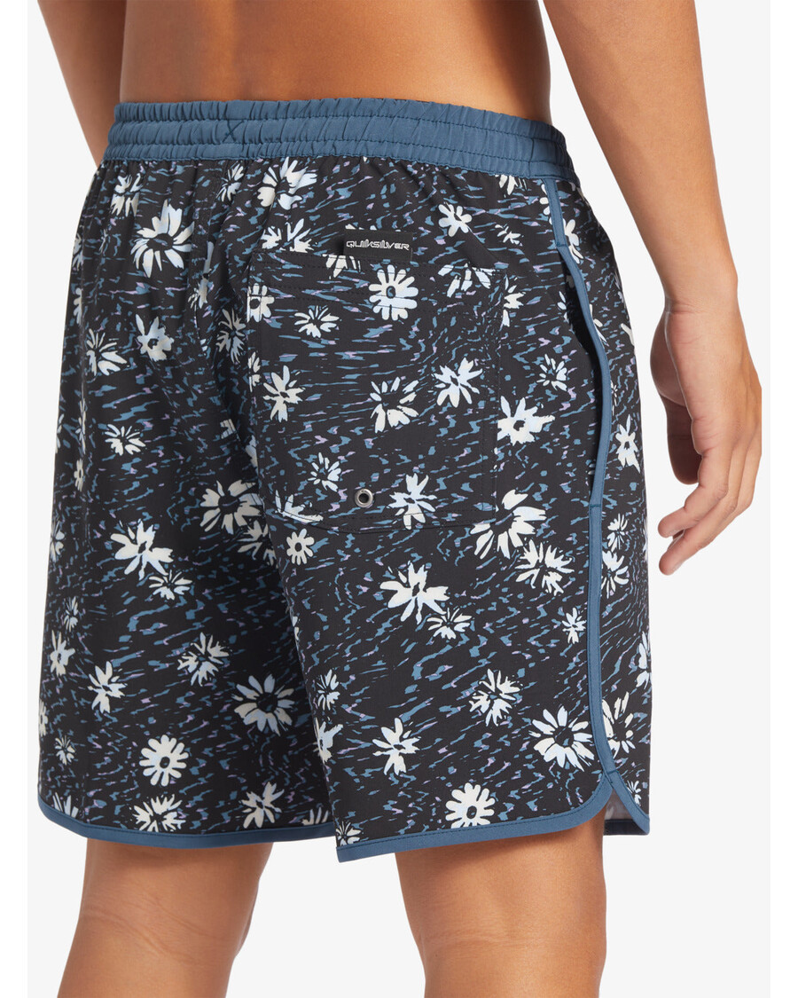 Quiksilver Surfsilk Scallop 17" Plavky - Půlnoční Námořnictvo