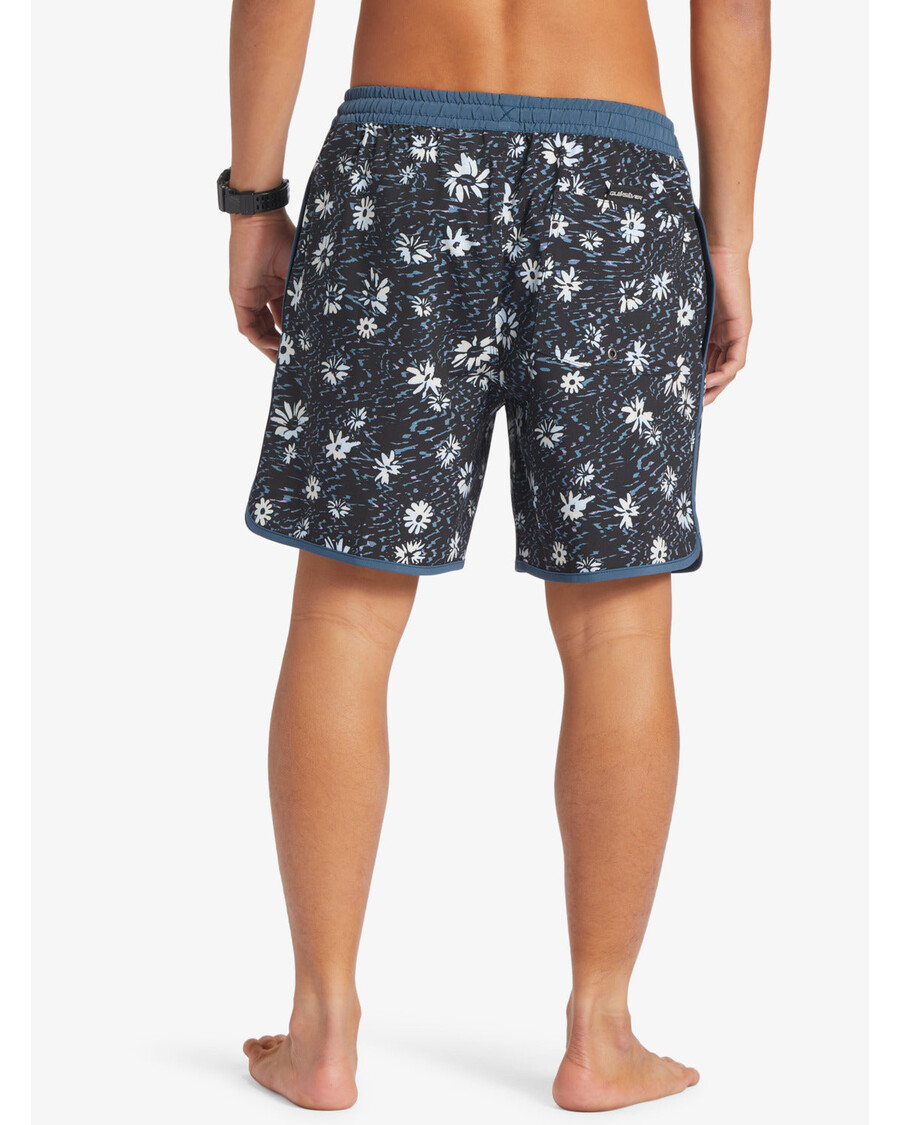 Quiksilver Surfsilk Scallop 17" Plavky - Půlnoční Námořnictvo