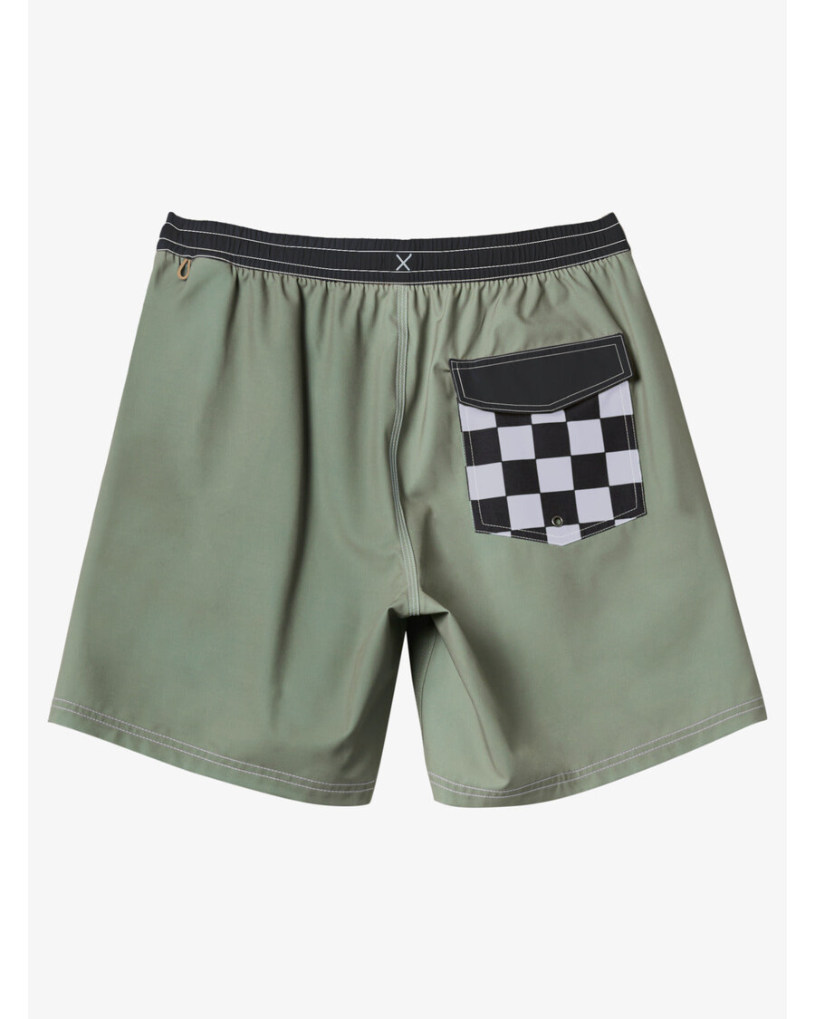 Прямые плавки Quiksilver Original 17 дюймов - морские брызги