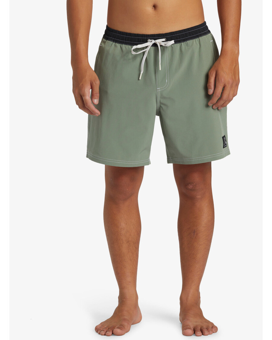 Прямые плавки Quiksilver Original 17 дюймов - морские брызги