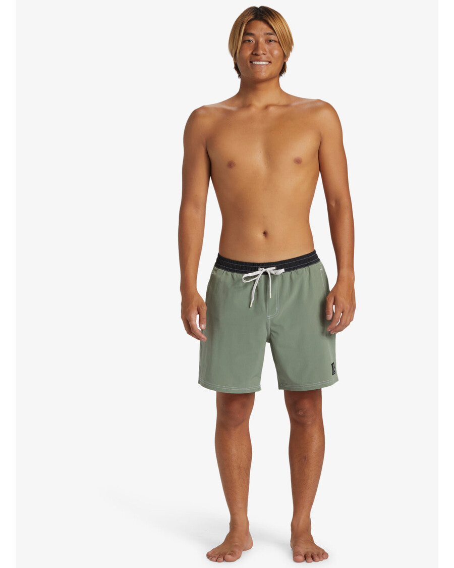 Прямые плавки Quiksilver Original 17 дюймов - морские брызги