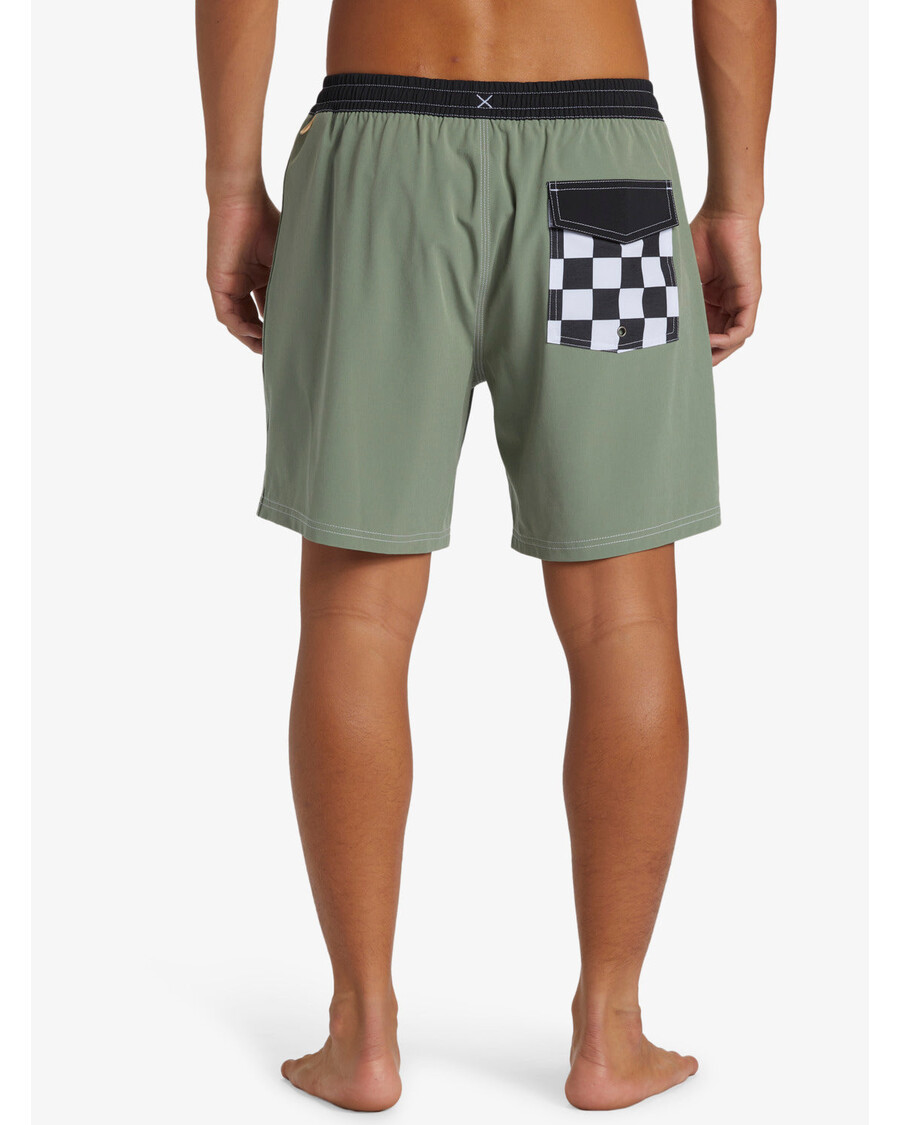 Прямые плавки Quiksilver Original 17 дюймов - морские брызги