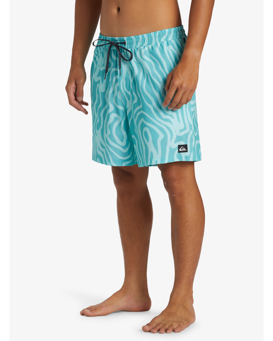 Quik Silver Surfsilk Mix 17" Swim Trunks - Marine Blue