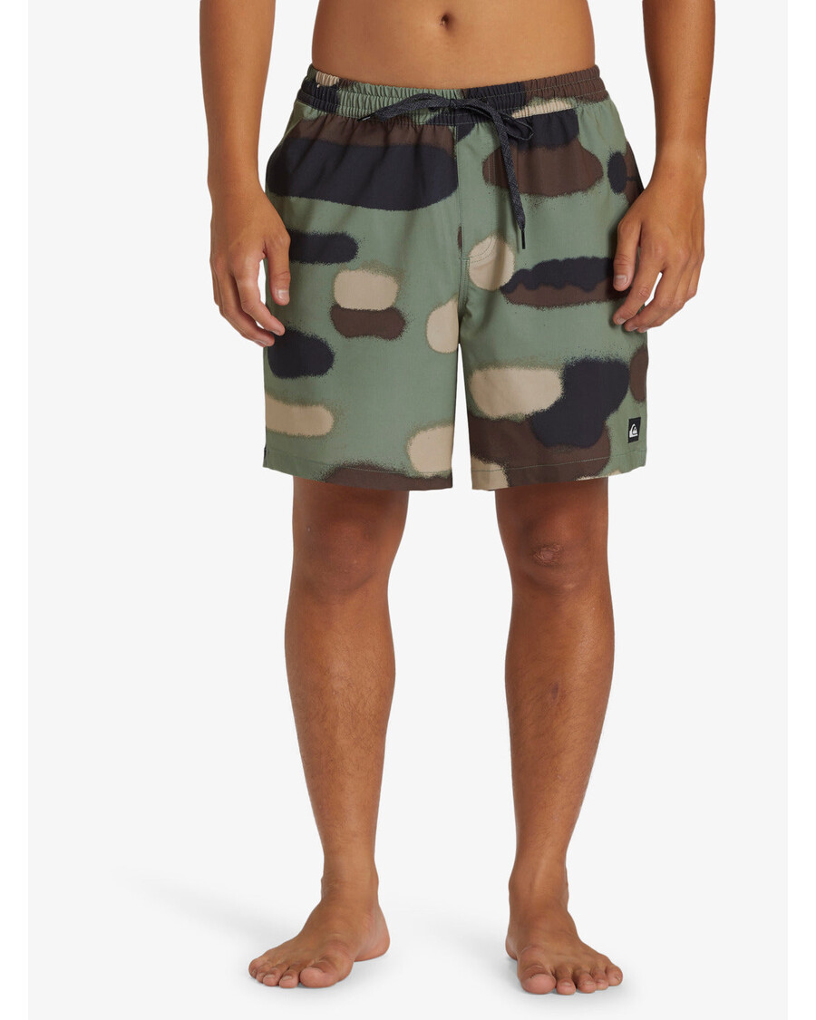 Quik Silver Surfsilk Mix 17" Swim Trunks - Camo
