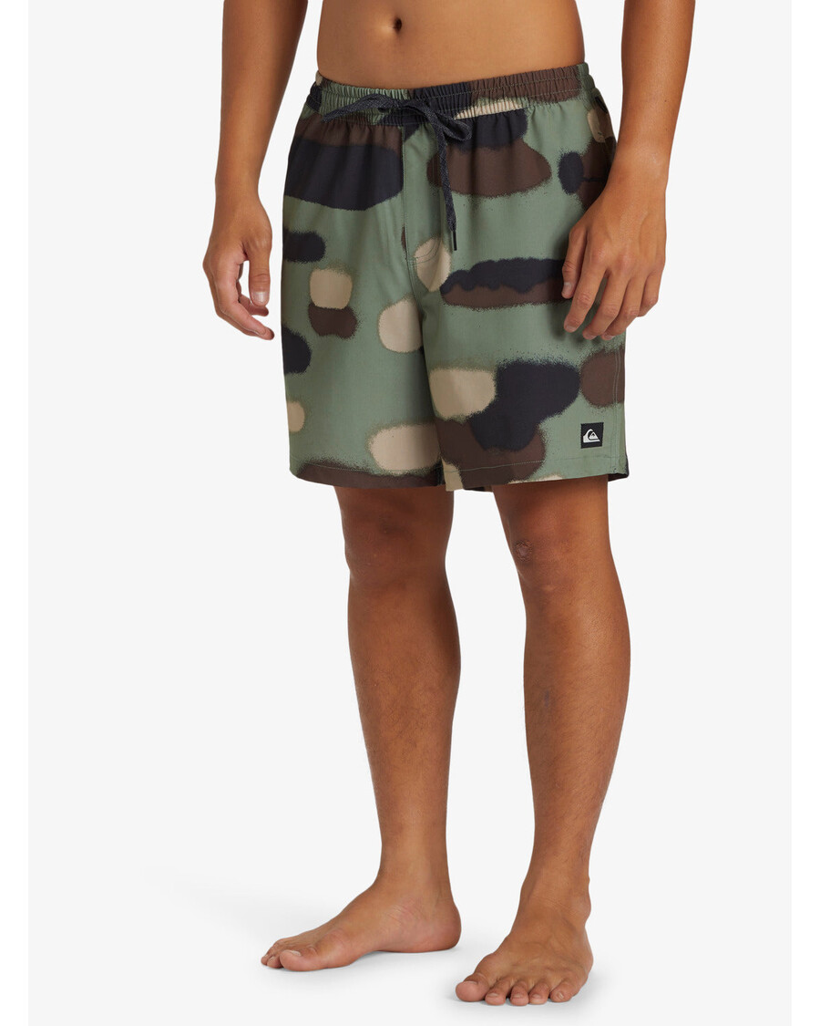 Quik Silver Surfsilk Mix 17" Swim Trunks - Camo