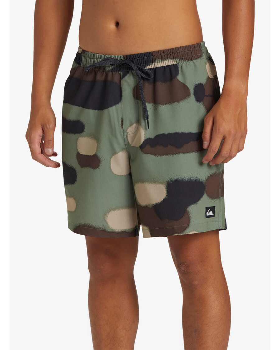 Quik Silver Surfsilk Mix 17" Swim Trunks - Camo