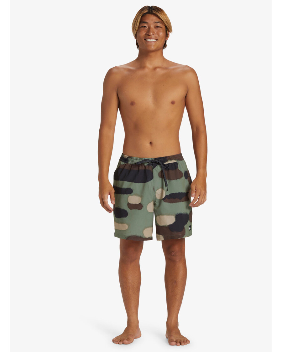 Quik Silver Surfsilk Mix 17" Swim Trunks - Camo