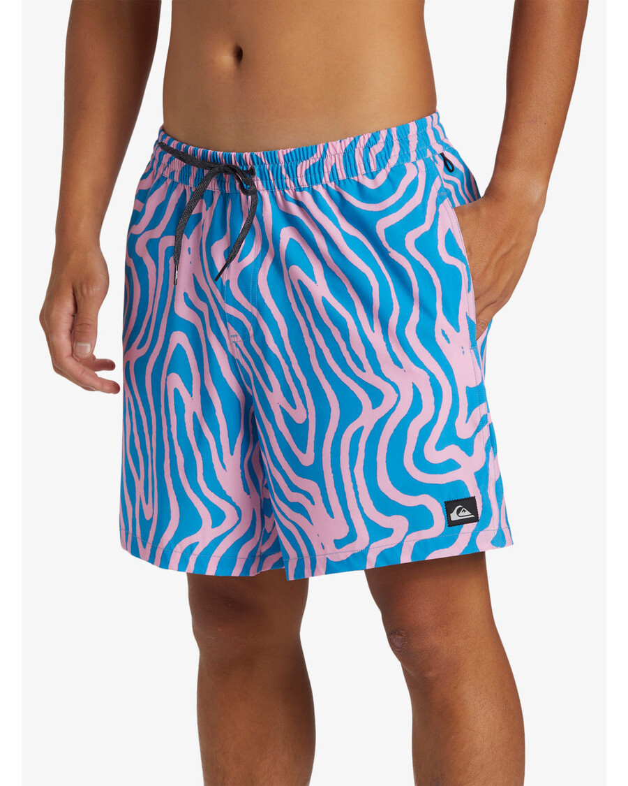 Quik Silver Surfsilk Mix 17" Swim Trunks - Prism Pink