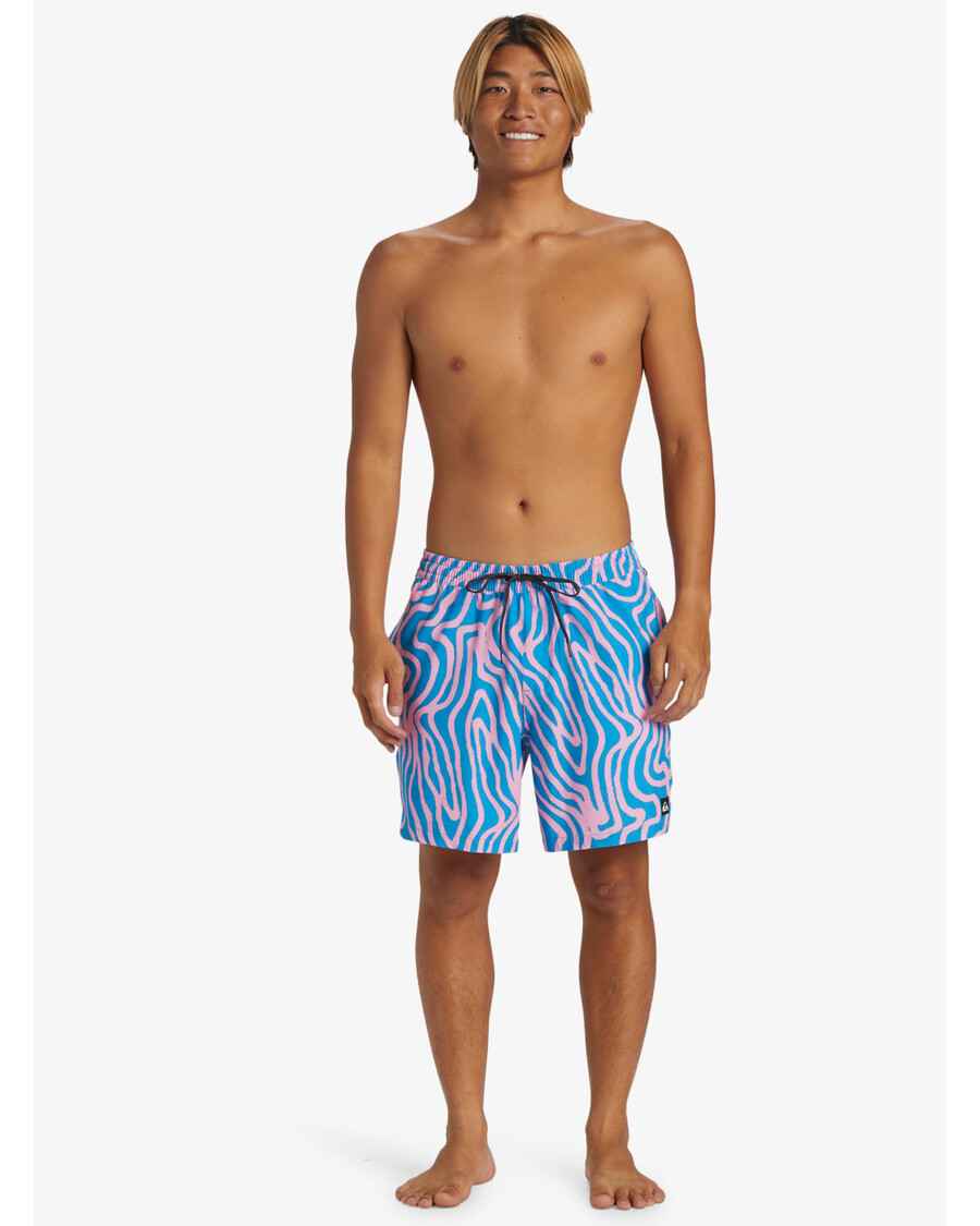 Quik Silver Surfsilk Mix 17" Swim Trunks - Prism Pink