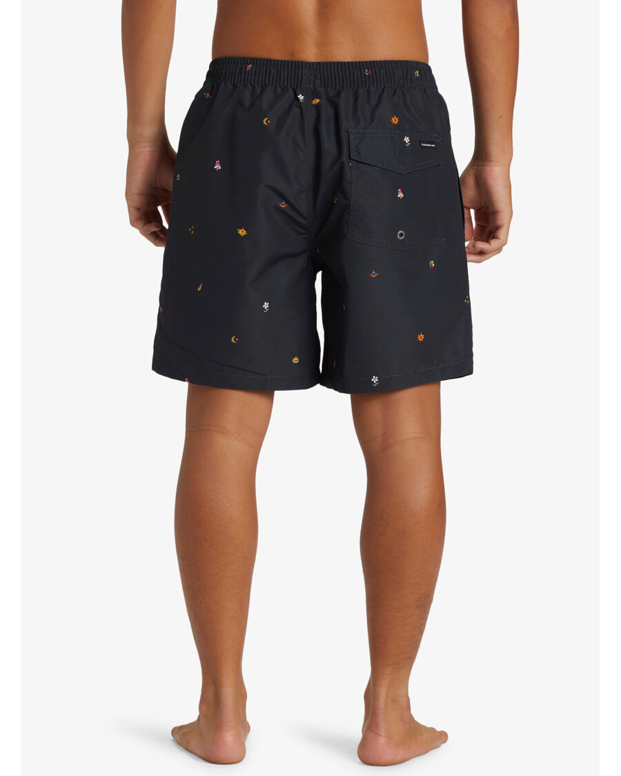 Quik Silver Remade Mix 17" Swim Trunks - Black