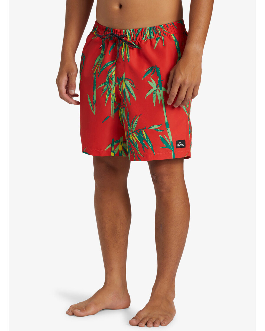 Quiksilver Remade Mix 17" Plavky - Vysoko Rizikové červené