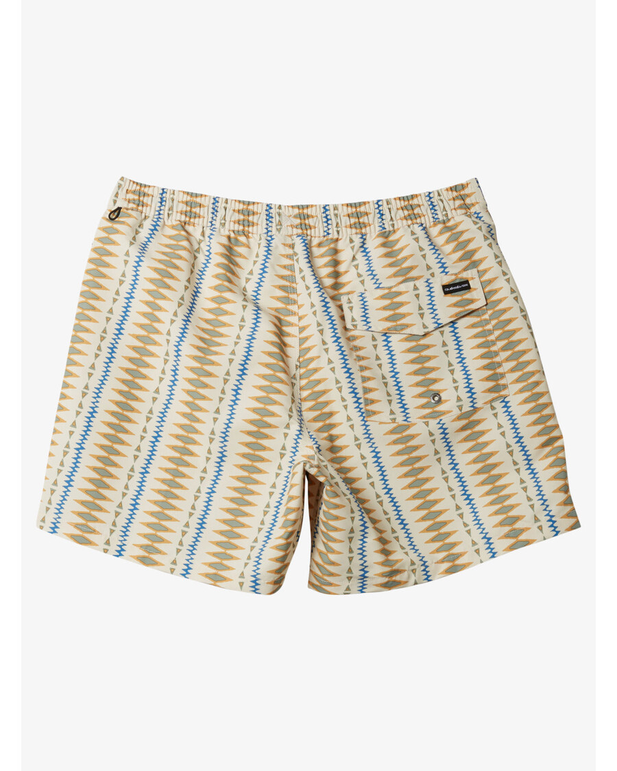 Quiksilver Remade Mix 17" Maudymosi Kelnaitės - Austrių Baltos Spalvos