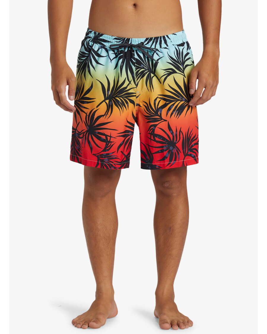 Quik Silver Everyday Mix 17" Swim Trunks - High Risk Red