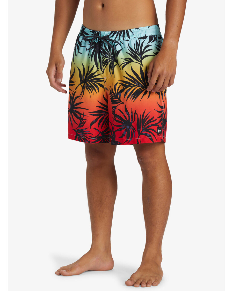 Quik Silver Everyday Mix 17" Swim Trunks - High Risk Red