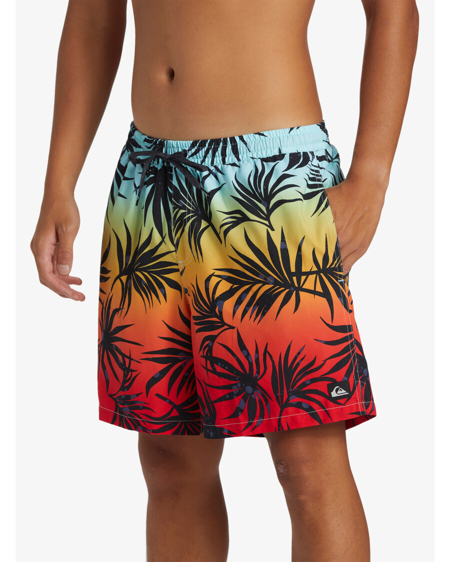 Quik Silver Everyday Mix 17" Swim Trunks - High Risk Red