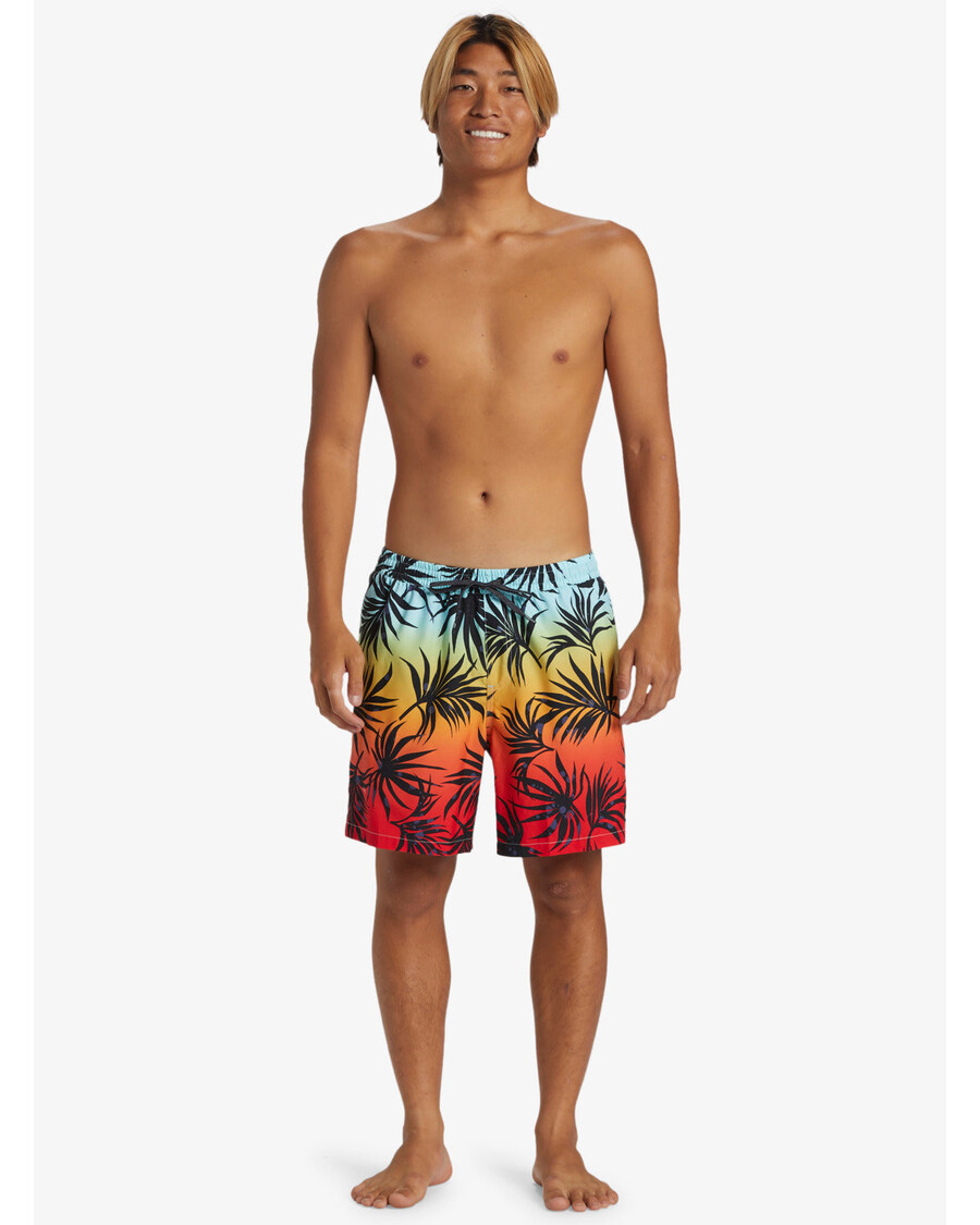 Quik Silver Everyday Mix 17" Swim Trunks - High Risk Red