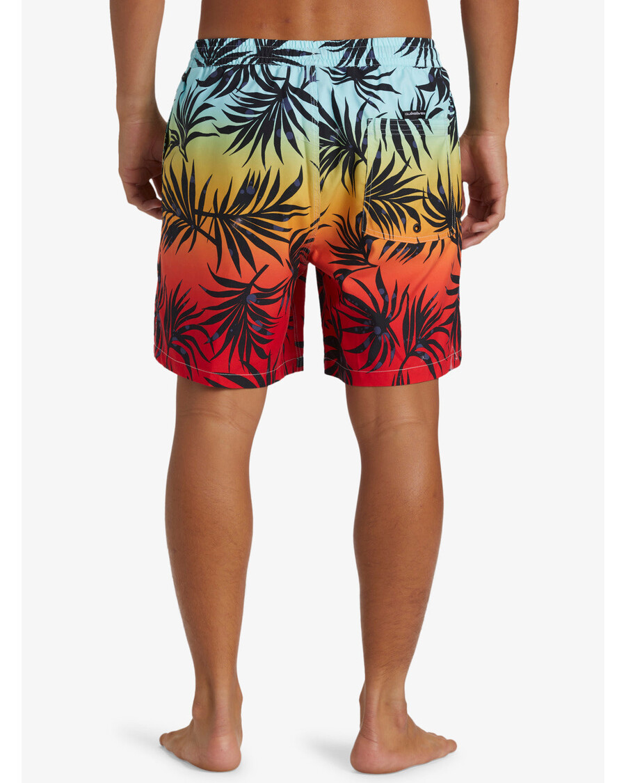 Quik Silver Everyday Mix 17" Swim Trunks - High Risk Red