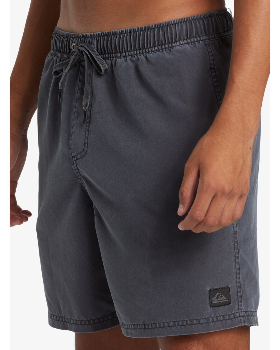 Quiksilver Každodenné Surfwash Plavky 17" - čierne