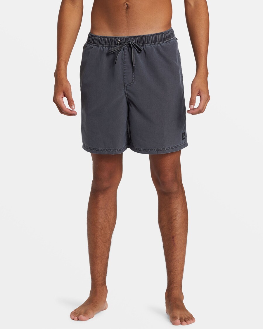 Quiksilver Každodenné Surfwash Plavky 17" - čierne