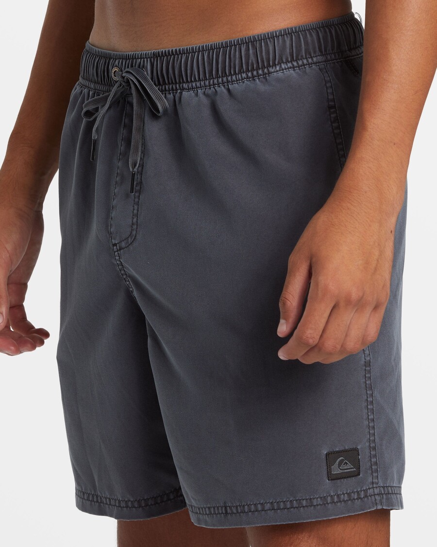 Quiksilver Každodenné Surfwash Plavky 17" - čierne