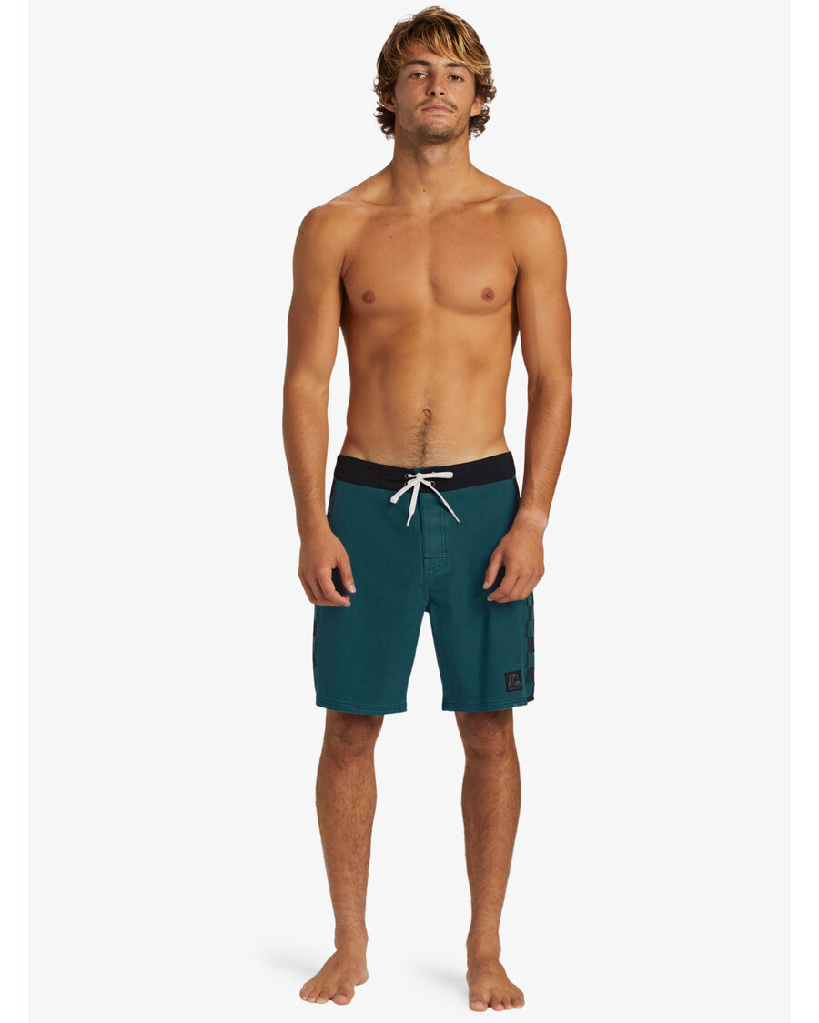 шорты Quiksilver Original Arch Hempstretch 18 дюймов - колониальный синий