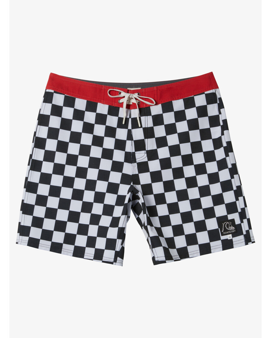 Quiksilver Original Pantaloncini Da Surf A Gamba Dritta Da 18" - Neri