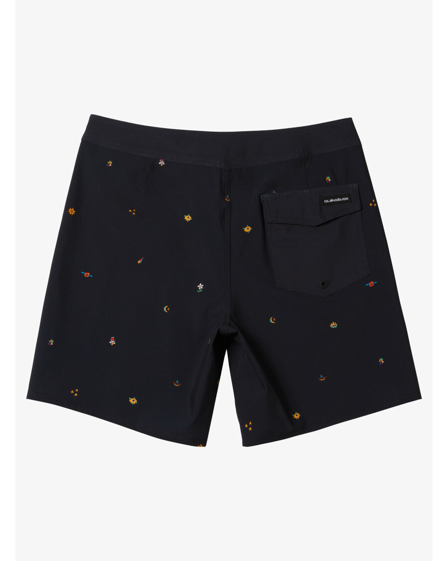 Σορτς κουκσίλβερ Surfsilk ίσιο πόδι 19" - μαύρο
