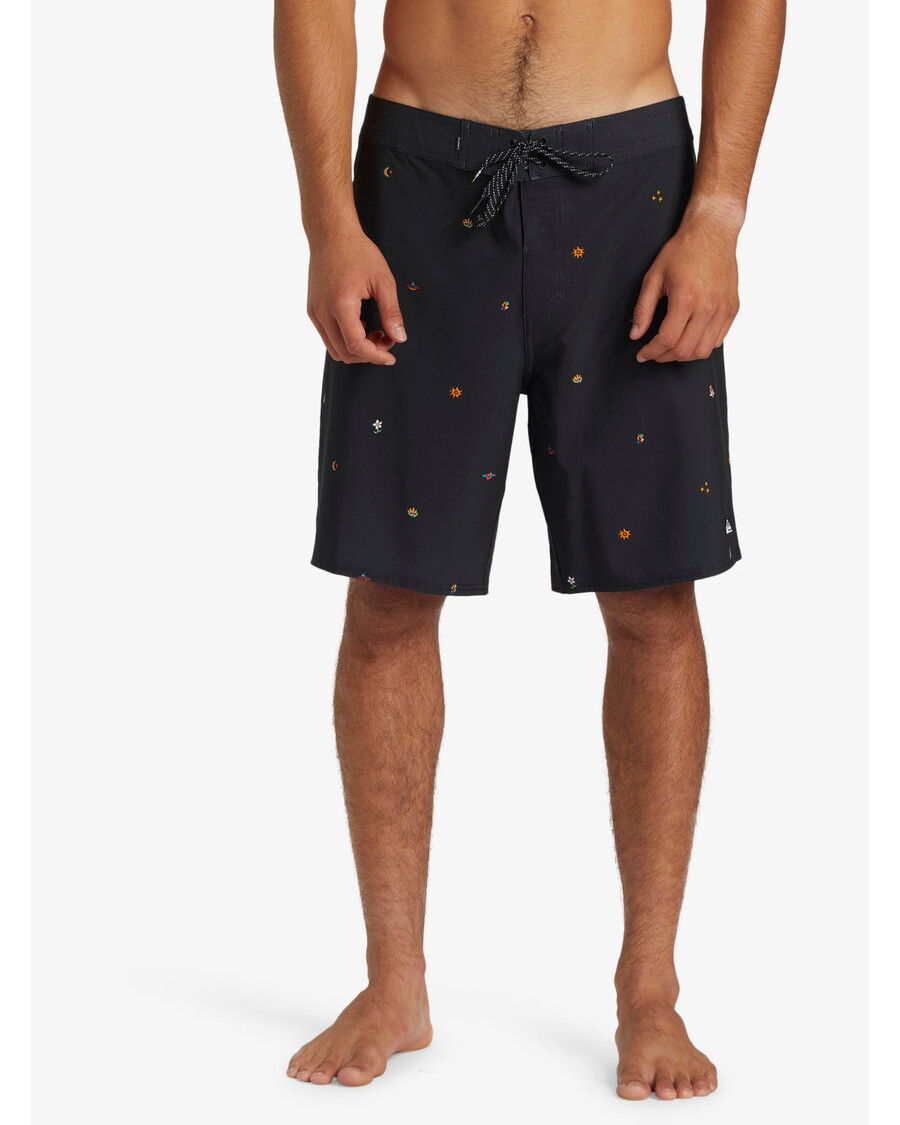 Σορτς κουκσίλβερ Surfsilk ίσιο πόδι 19" - μαύρο