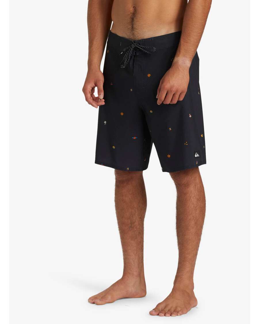 Σορτς κουκσίλβερ Surfsilk ίσιο πόδι 19" - μαύρο