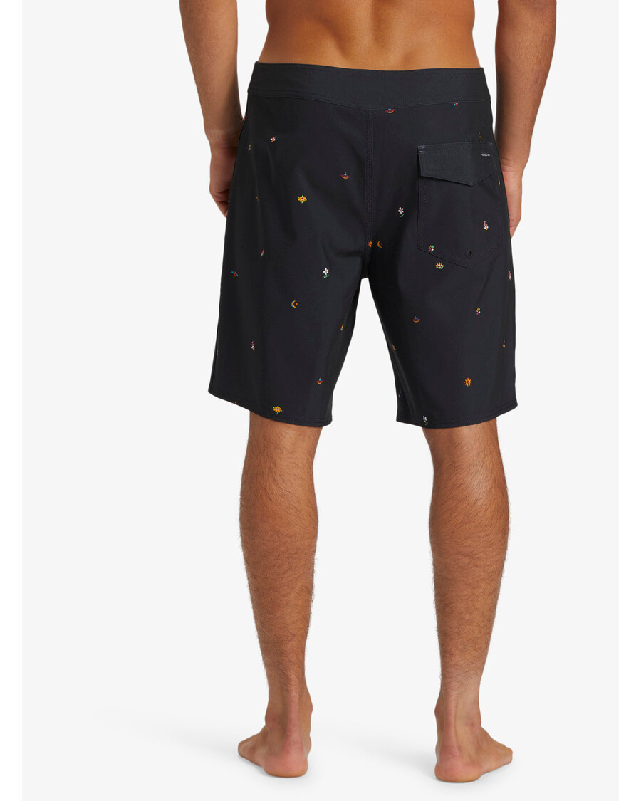 Σορτς κουκσίλβερ Surfsilk ίσιο πόδι 19" - μαύρο