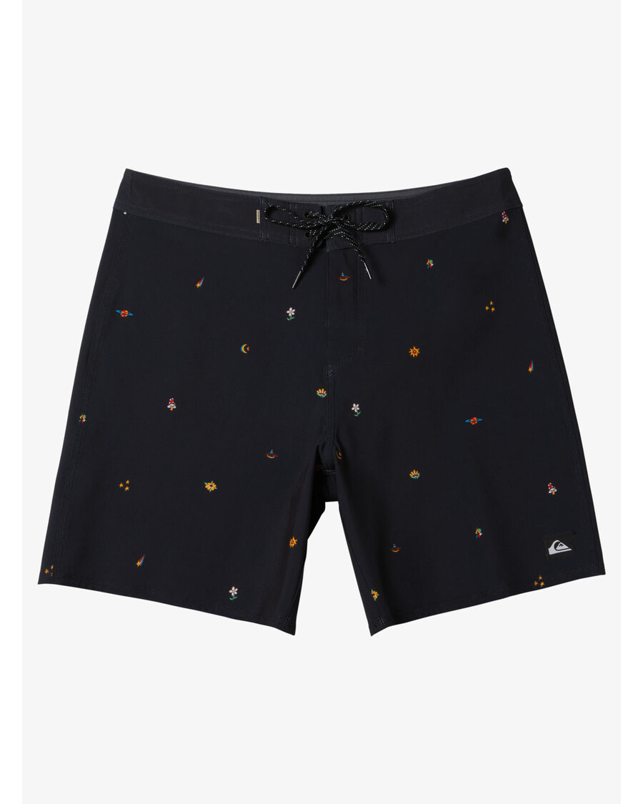 Σορτς κουκσίλβερ Surfsilk ίσιο πόδι 19" - μαύρο