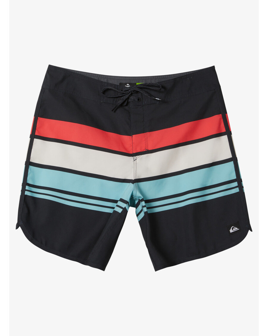 Ταμπλό παντελονιού Quiksilver καθημερινής ρίγας 19" - μαύρο
