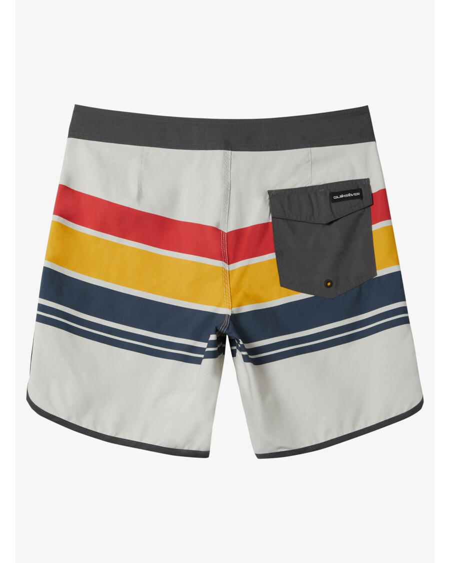 Quiksilver Arkiraitaiset 19" Boardshortsit - Lumivalkoiset