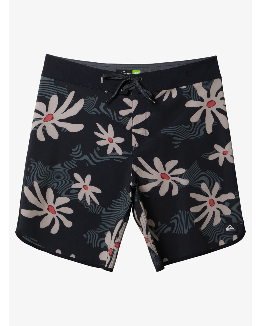 Quiksilver Surfsilk Scallop 19" Boardshorts - Svarta