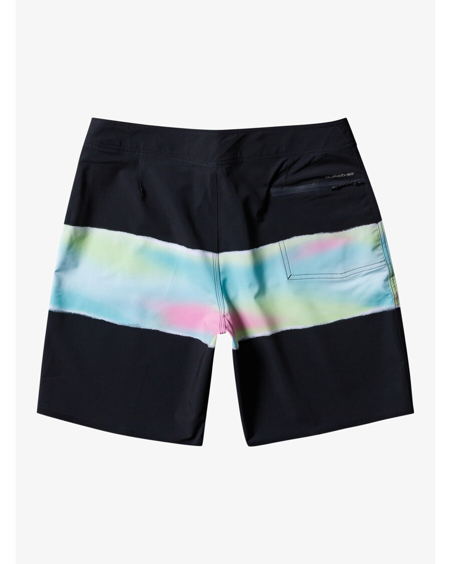 Boardshort 19" Quiksilver Surfsilk Airbrush - μαύρο