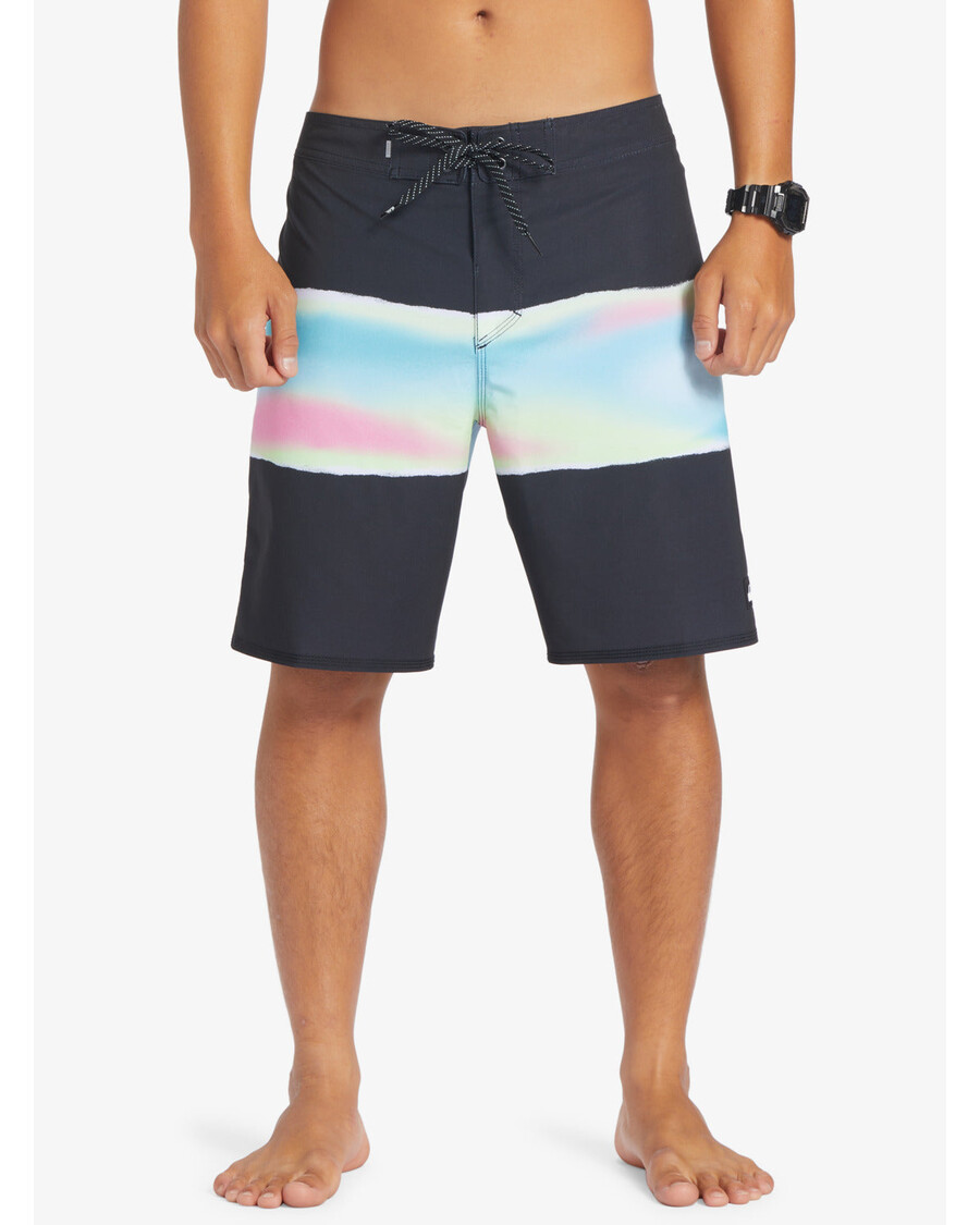Boardshort 19" Quiksilver Surfsilk Airbrush - μαύρο