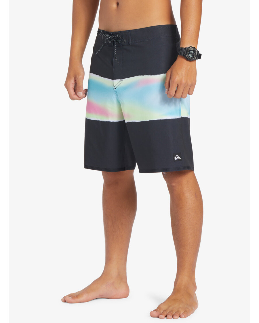 Boardshort 19" Quiksilver Surfsilk Airbrush - μαύρο