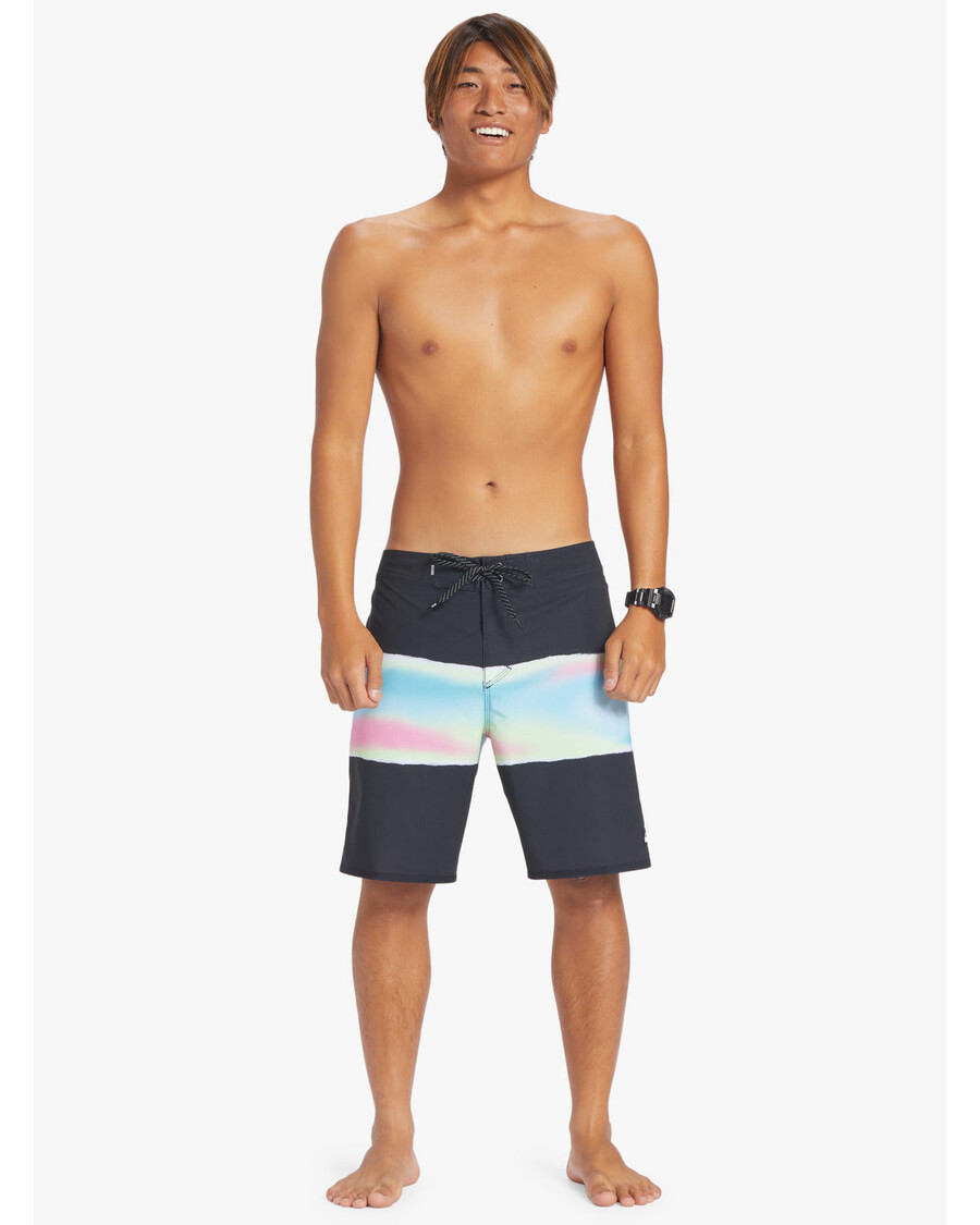 Boardshort 19" Quiksilver Surfsilk Airbrush - μαύρο