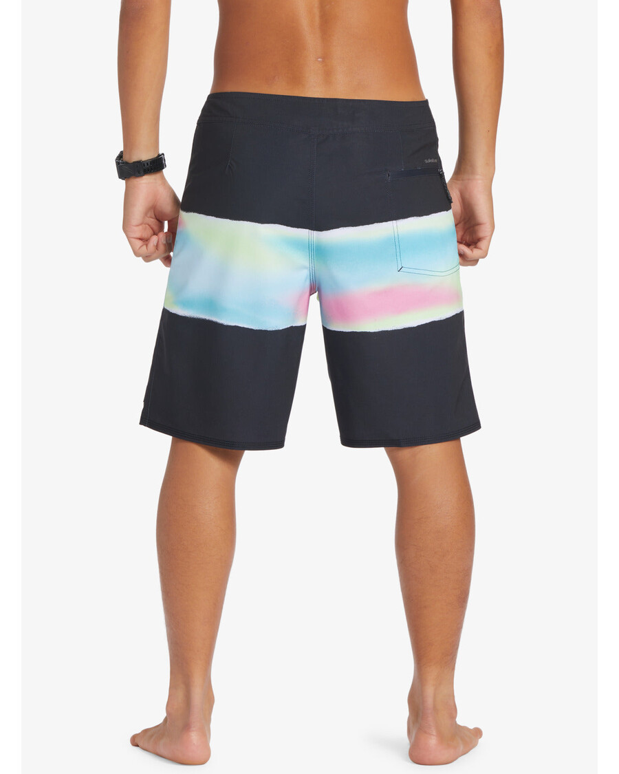 Boardshort 19" Quiksilver Surfsilk Airbrush - μαύρο