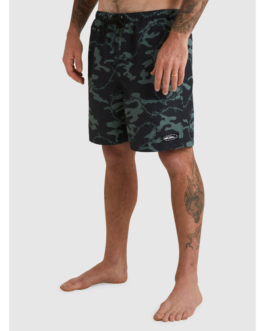 Quik Silver Mikey 18" Swim Trunks - Black